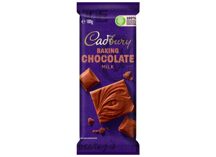 Cadbury Baking Milk Chocolate Block 180g