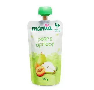 Mamia Pear and Apricot Baby Fruit 120g