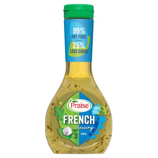 Praise French Dressing 99.9% fat free 330ml